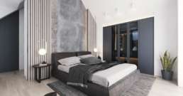 CGI image of luxury bedroom